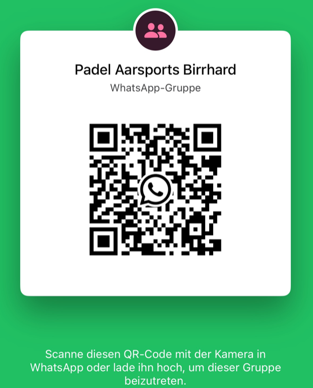 Padel Whatsapp Gruppe Aarsports